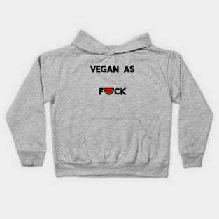 VEGAN AS FUCK Kids Hoodie